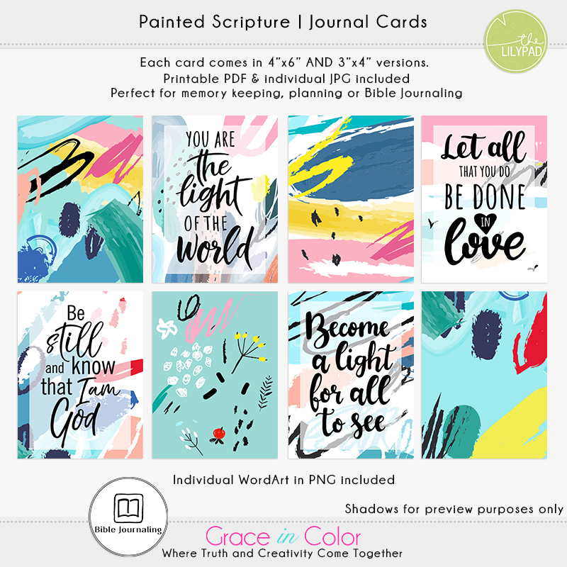 Painted Scripture Cards