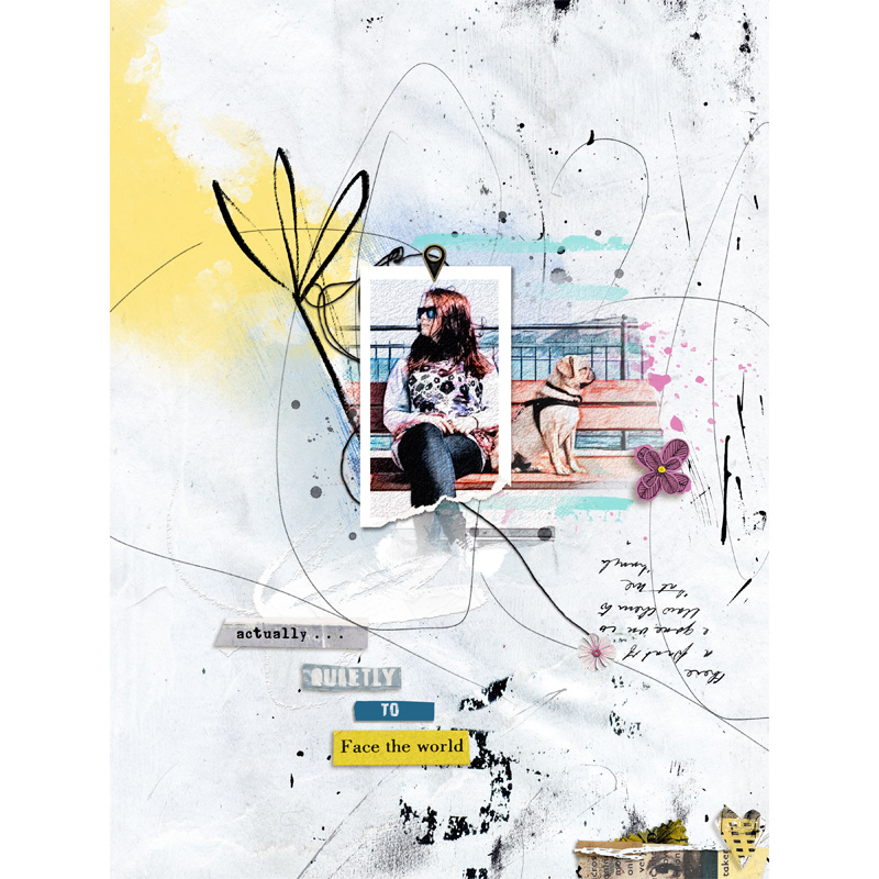 Hear My Voice: 32 - Considering | Digital Scrapbooking Template Duo - Image 6