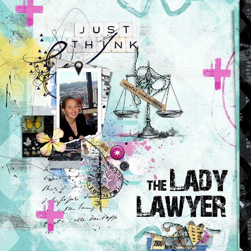 Hear My Voice: 32 - Considering | Digital Scrapbooking Background Papers - Image 2