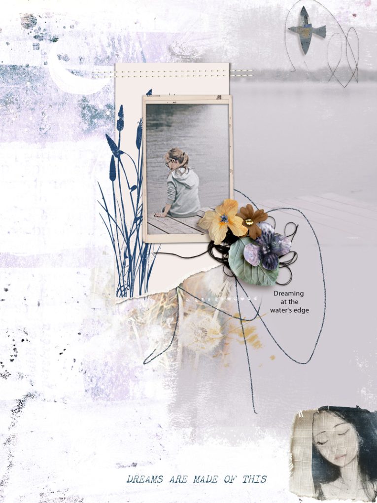 Hear My Voice: 24 - Dreaming | Digital Scrapbooking Template Duo - Image 7
