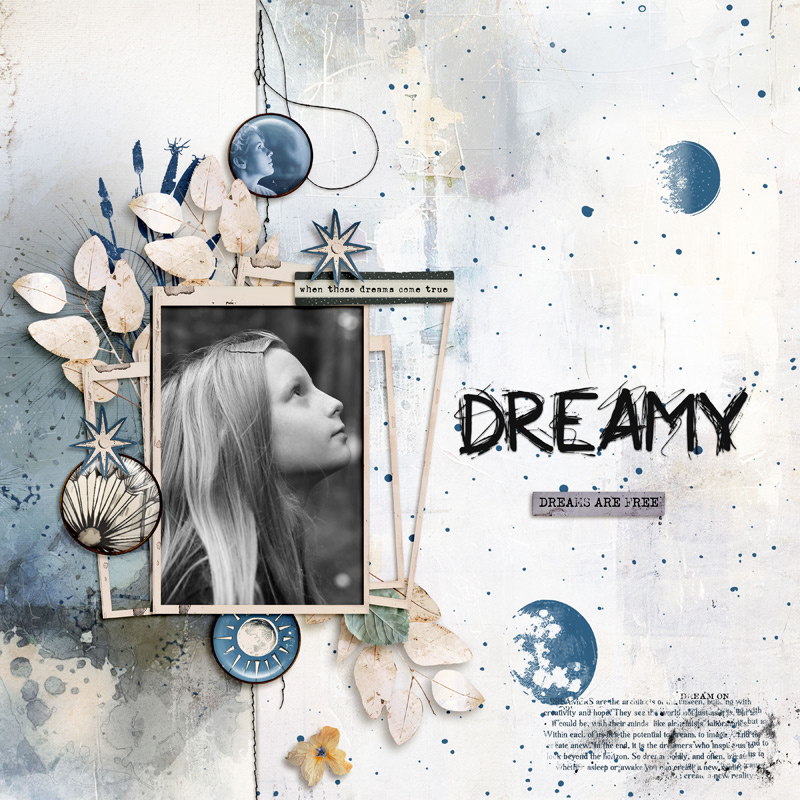 Hear My Voice: 24 - Dreaming | Digital Scrapbooking Template Duo - Image 8