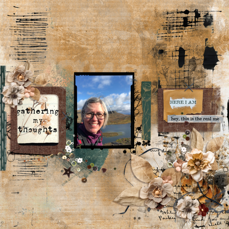 Hear My Voice: 16 - Hiding | Mixed Media Digital Scrapbooking Paper Pack - Image 6