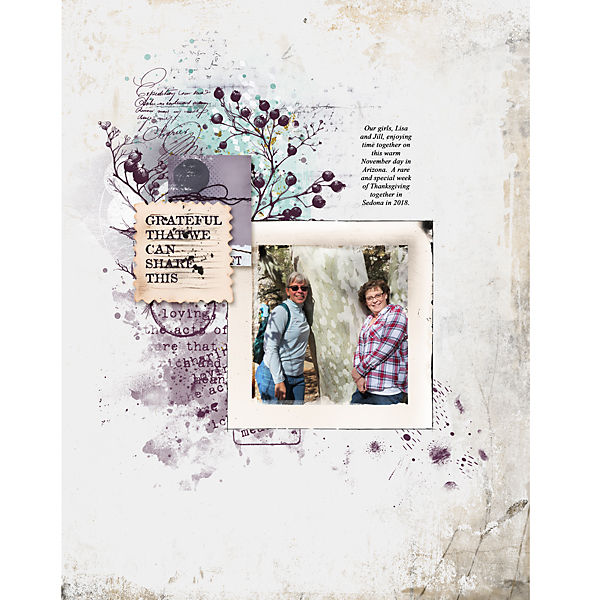 Hear My Voice: 17 - Sharing | Digital Scrapbooking Template Duo - Image 6