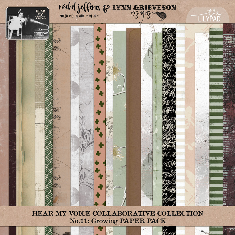 Hear My Voice: 11 - Growing | Digital Scrapbooking Kit - Image 10
