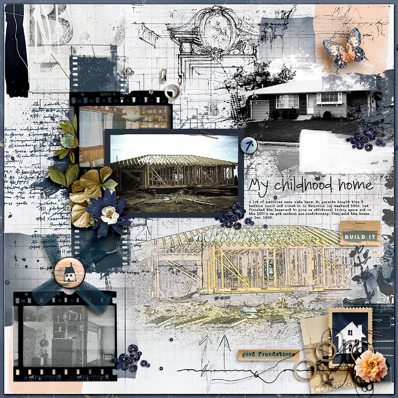 Hear My Voice: 21 - Building | Digital Scrapbooking Template Duo - Image 8
