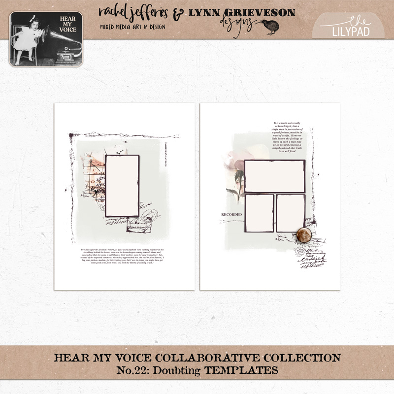 Hear My Voice: 22 - Doubting | Digital Scrapbooking Template Duo - Image 10