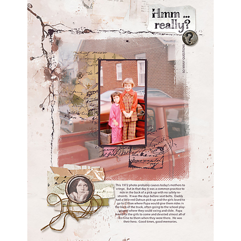 Hear My Voice: 22 - Doubting | Digital Scrapbooking Template Duo - Image 5