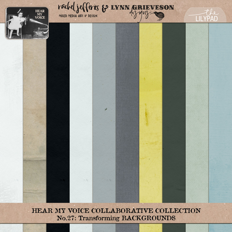 Hear My Voice: 27 - Transforming | Digital Scrapbooking Background Papers