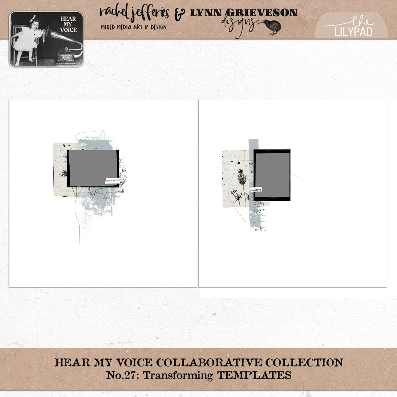 Hear My Voice: 27 - Transforming | Digital Scrapbooking Template Duo - Image 6