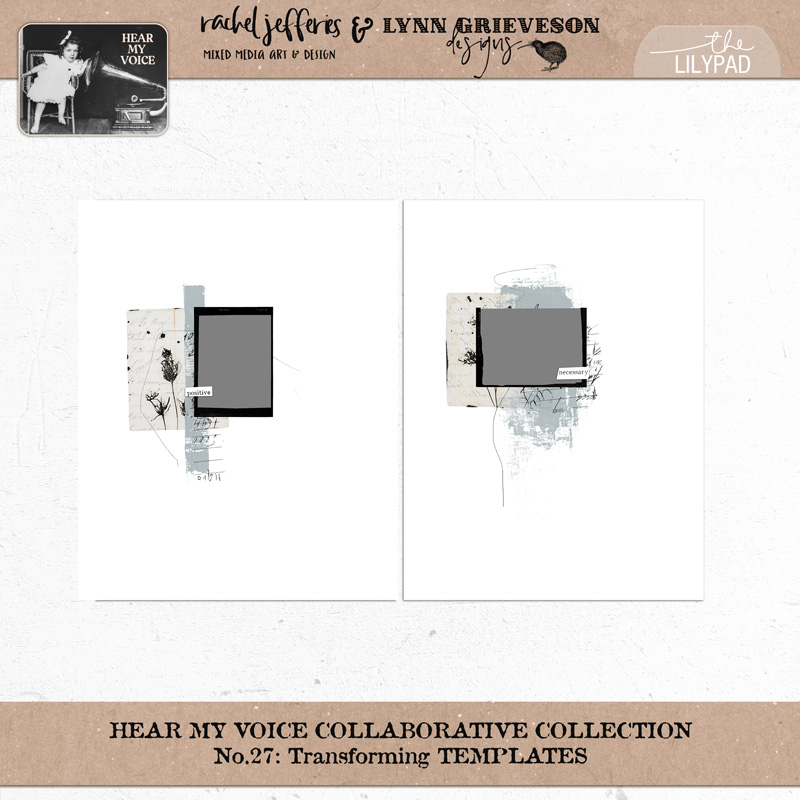 Hear My Voice: 27 - Transforming | Digital Scrapbooking Template Duo - Image 7