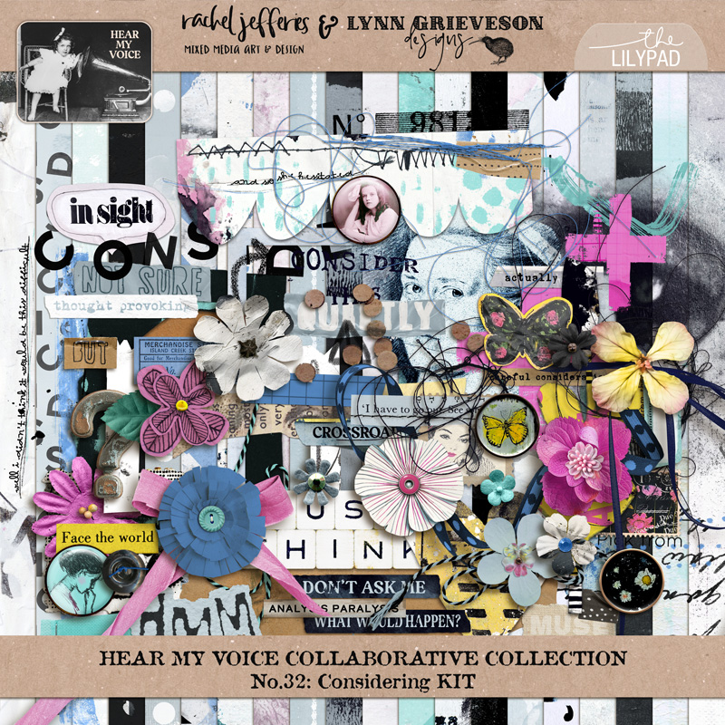 Hear My Voice: 32 - Considering | Digital Scrapbooking Kit