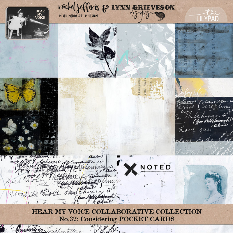 Hear My Voice: 32 - Considering | Digital Scrapbooking Pocket Cards