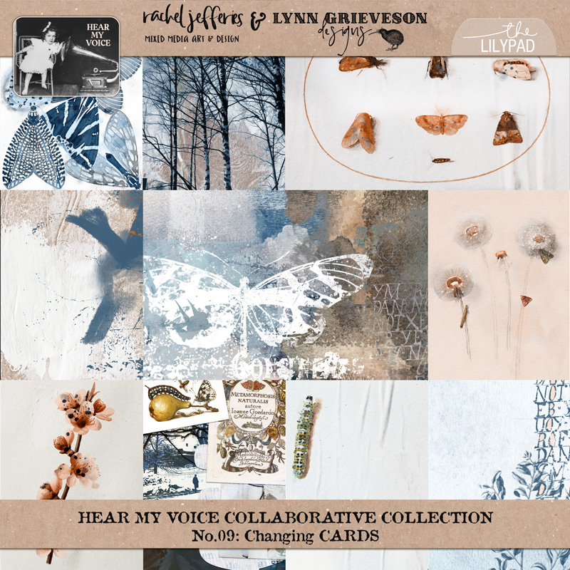 Hear My Voice: 09 - Changing | Digital Scrapbooking Pocket Cards