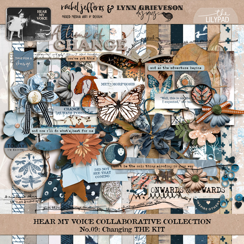 Hear My Voice: 09 - Changing | Digital Scrapbooking Kit