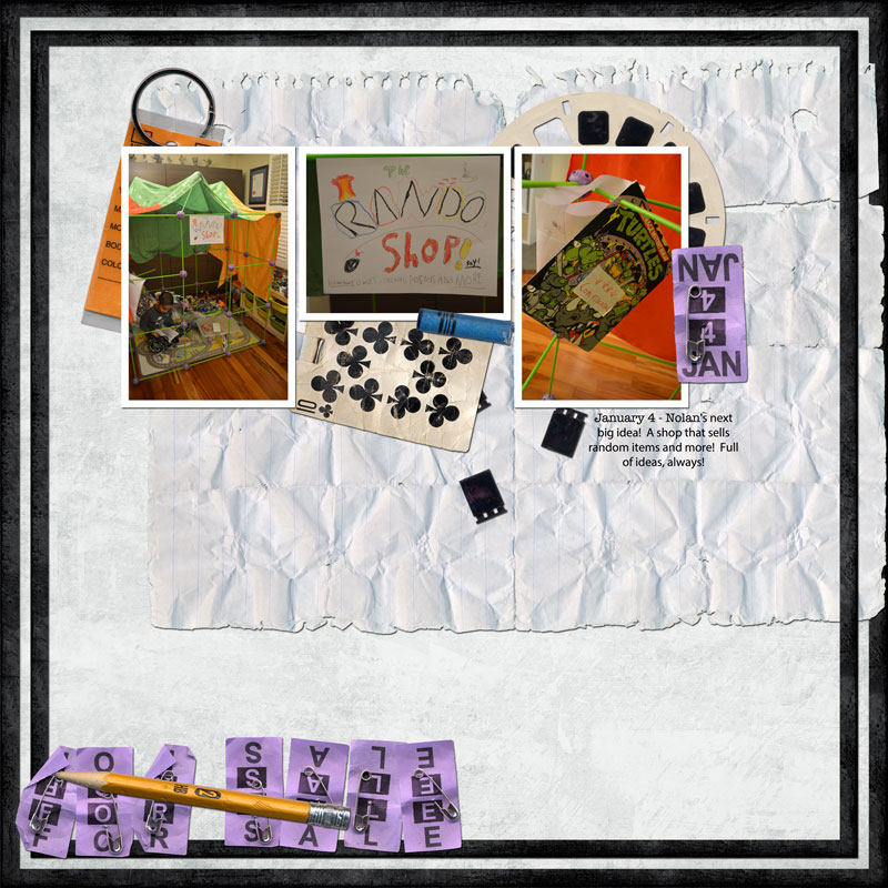 Pinned Purple Paper Dates - Image 11