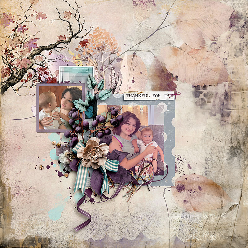Hear My Voice: 17 - Sharing | Digital Scrapbooking Template Duo - Image 9