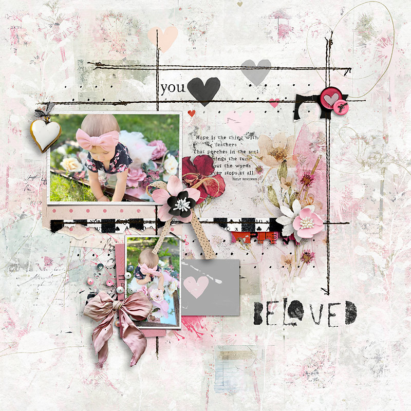 Hear My Voice: 30 - Caring | Digital Scrapbooking Template Duo - Image 8
