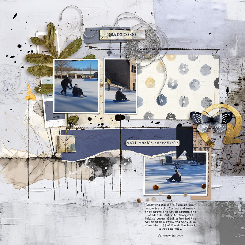 Hear My Voice: 19 - Renewing | Digital Scrapbooking Template Duo - Image 8