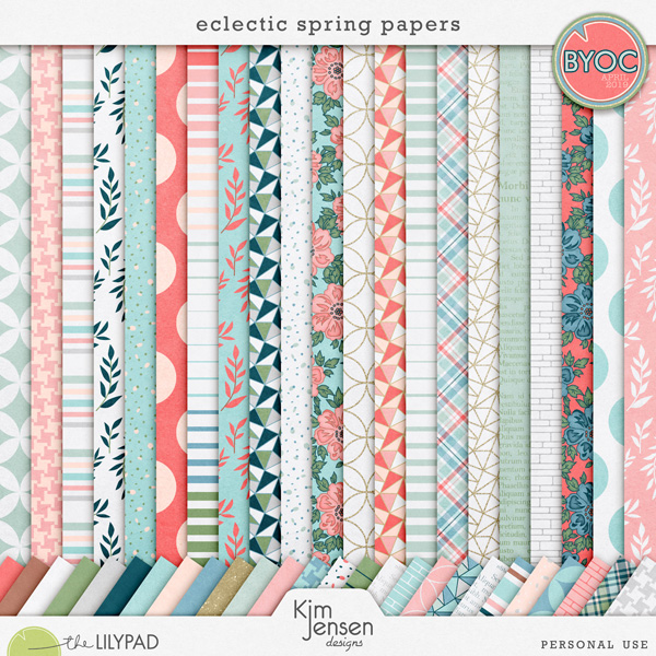 Eclectic Spring Papers