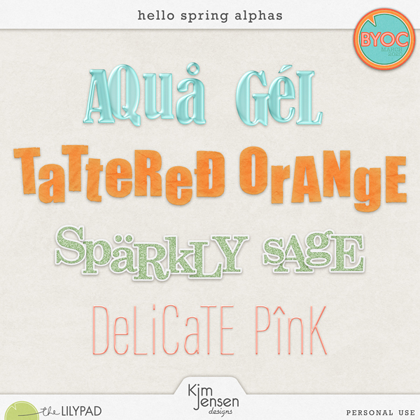 Hello Spring Alphas