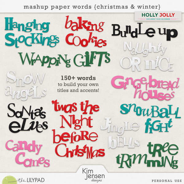 Mashup Words {Christmas & Winter} Bundle - Image 2