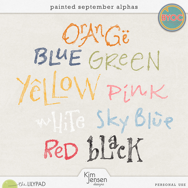 Painted September Alphas