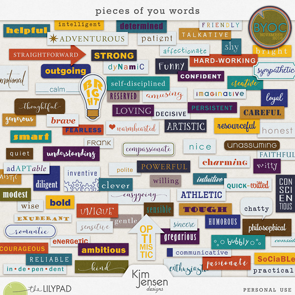 Pieces of You Words