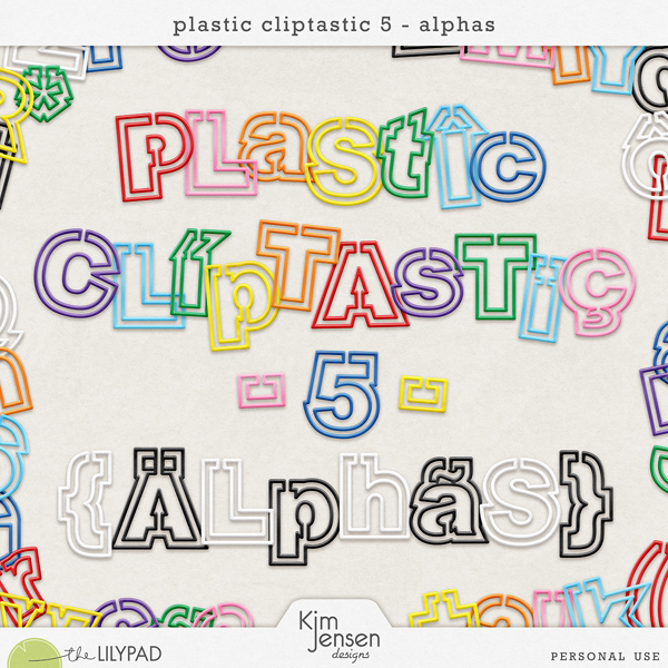 Plastic Cliptastic 5 - Alphas