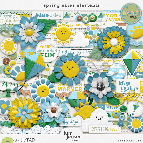 Spring Skies Elements