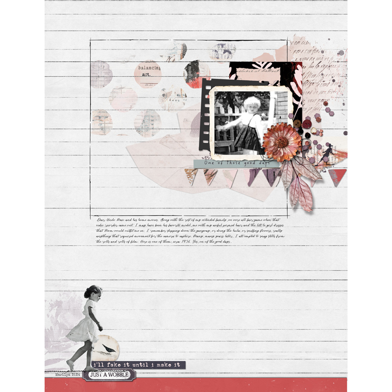 Hear My Voice: 28 - Balancing | Digital Scrapbooking Background Papers - Image 6