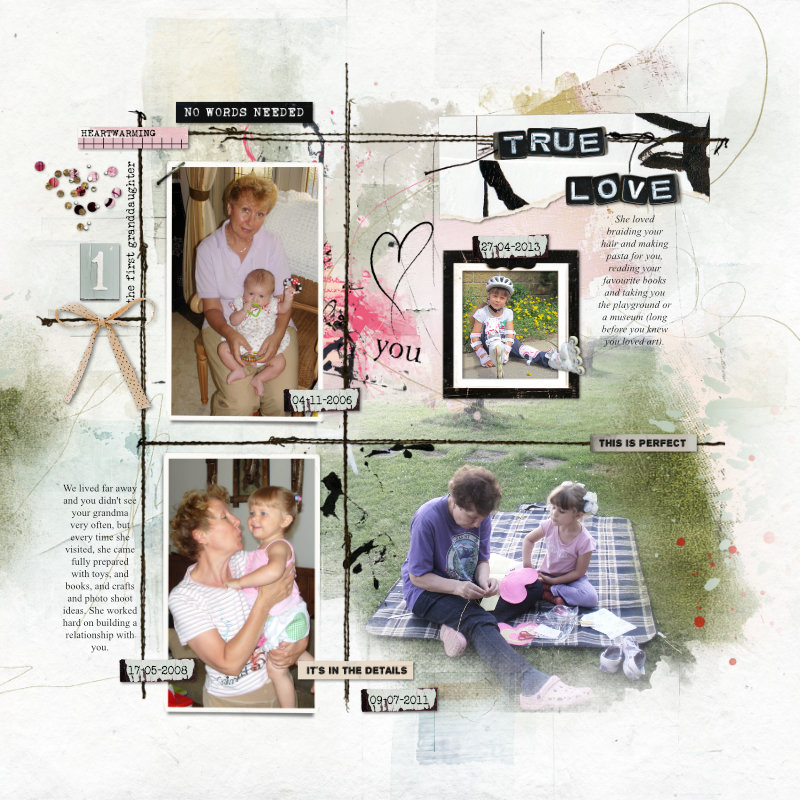 Hear My Voice: 30 - Caring | Digital Scrapbooking Template Duo - Image 10