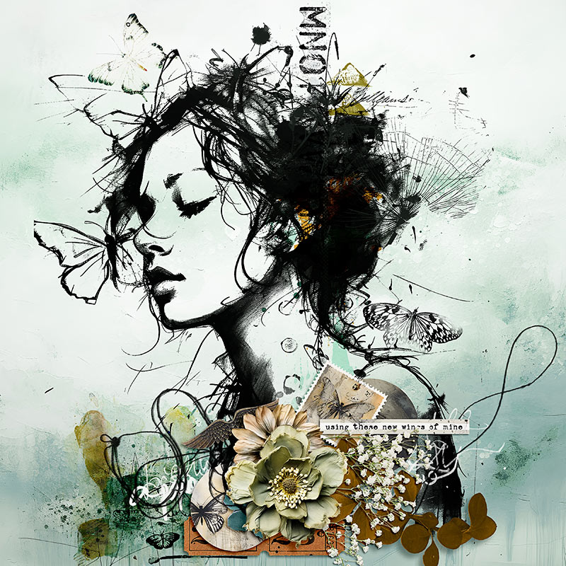 You Give Me Wings | Mixed Media - Image 8