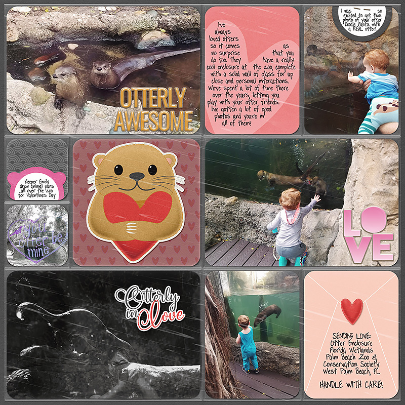 Otterly In Love | Pocket Cards by ninigoesdigi - Image 2