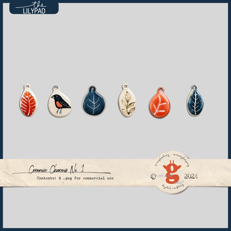 Ceramic Charms No 1 cu