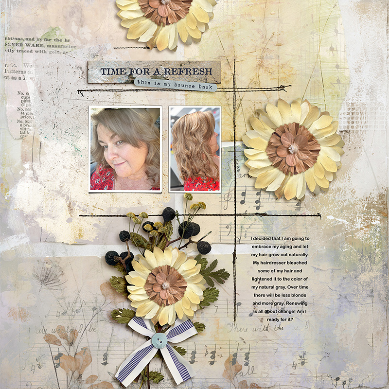 Hear My Voice: 19 - Renewing | Digital Scrapbooking Template Duo - Image 10