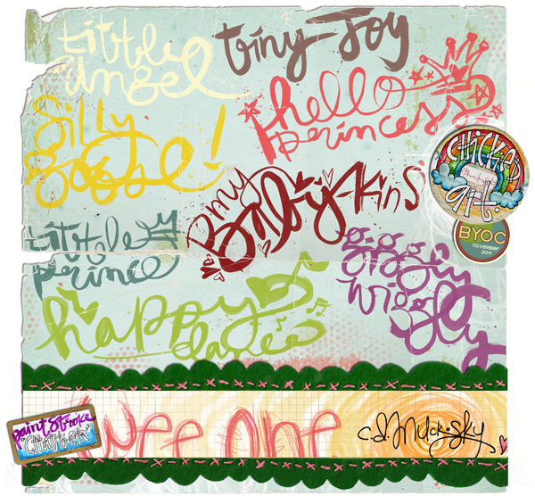 Paintstroke Chatter- Wee One