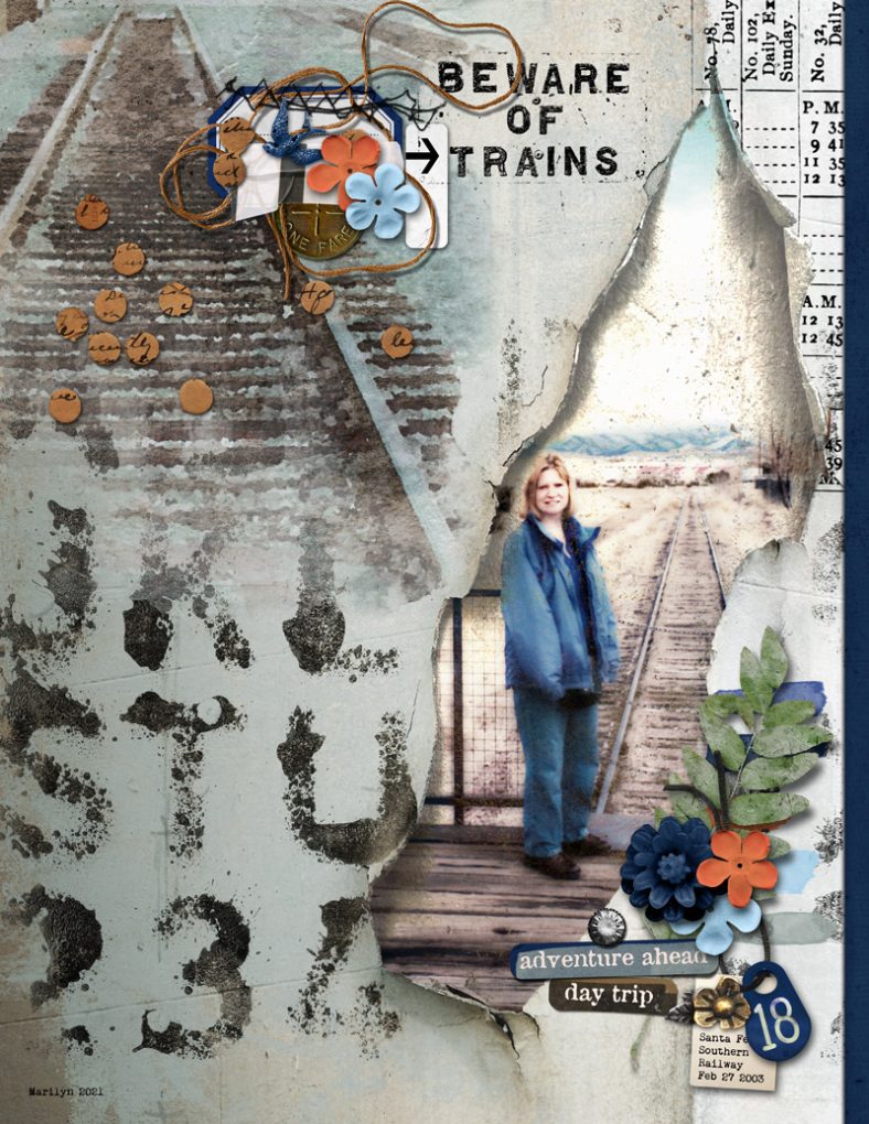 Riding The Rails: Stamps and Brushes - Image 9