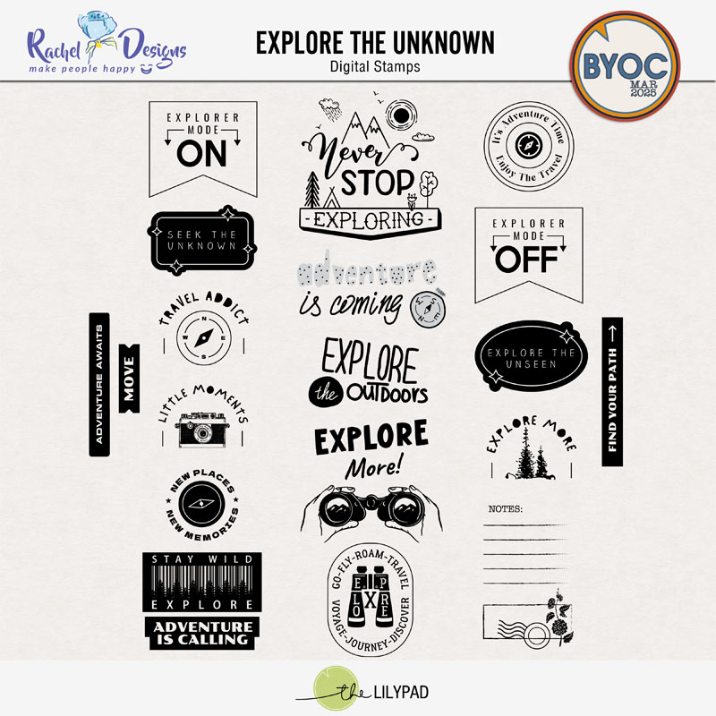 Explore The Unknown | Stamps