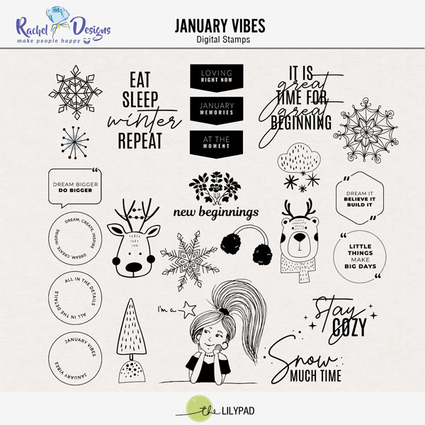 January Vibes | Stamps