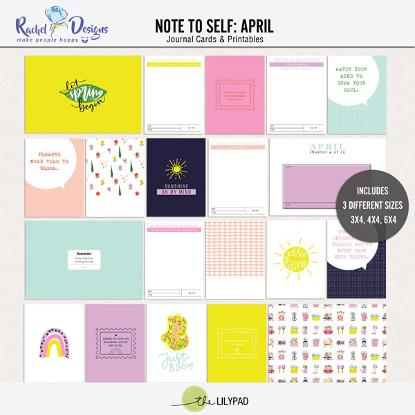 Note To Self April | Pocket Cards