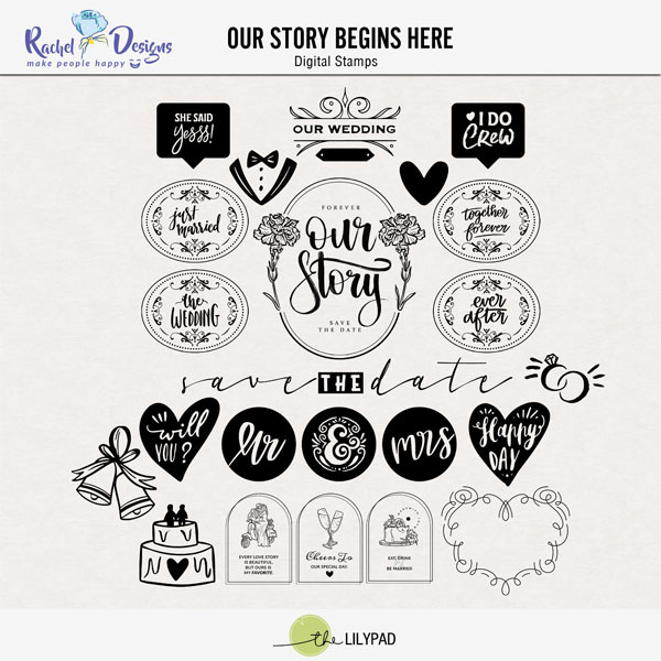 Our Story Begins Here | Stamps