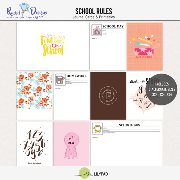 School Rules | Pocket Cards