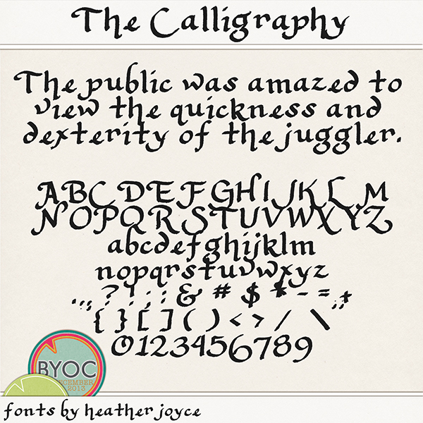 The Calligraphy