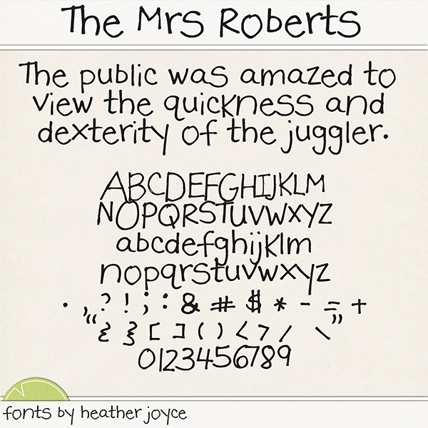 The Mrs Roberts