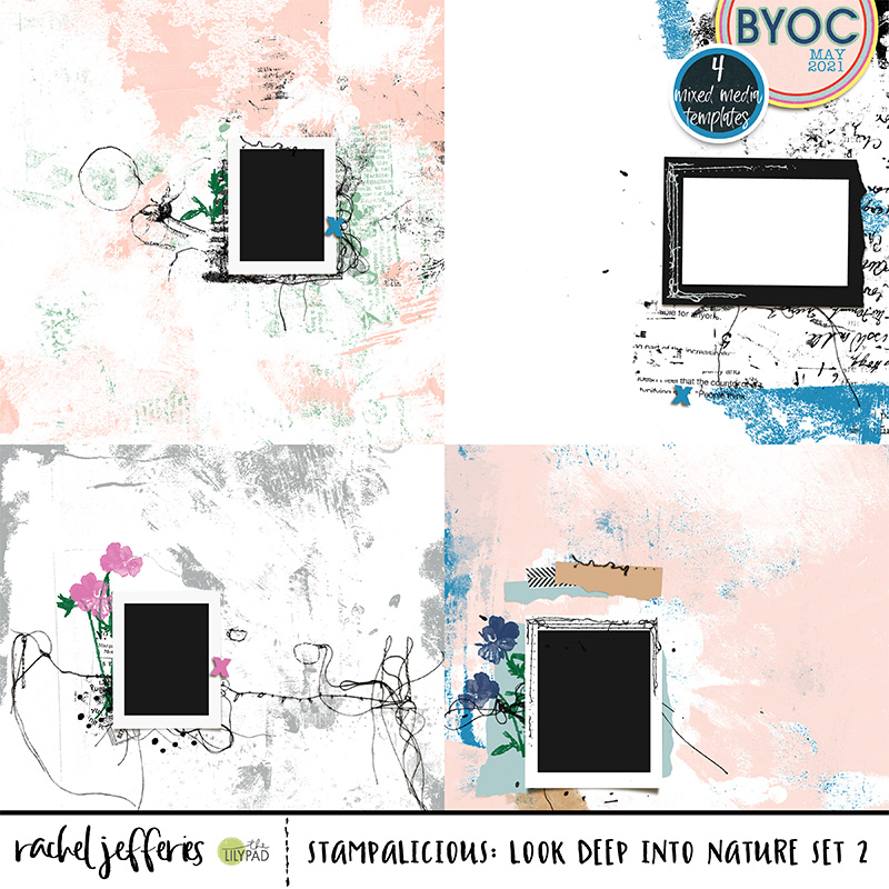 Stampalicious: Look Deep Into Nature Set 2