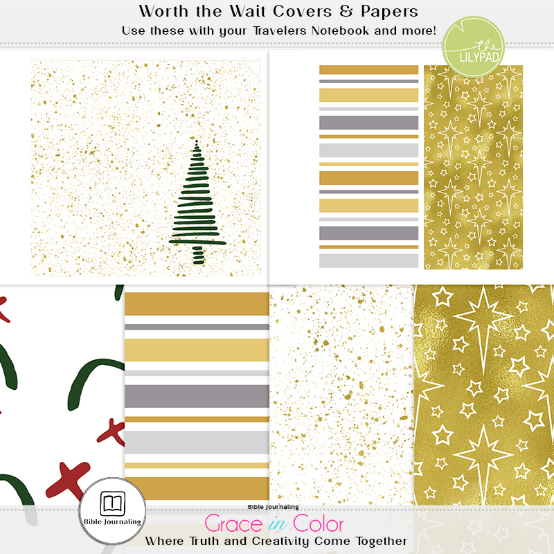Worth the Wait Advent Devotional and Bible Journaling Kit - Image 3