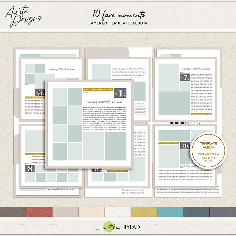 10 Fave moments | template album