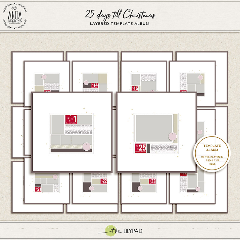 25 days till christmas | Template album + FWP - Image 2