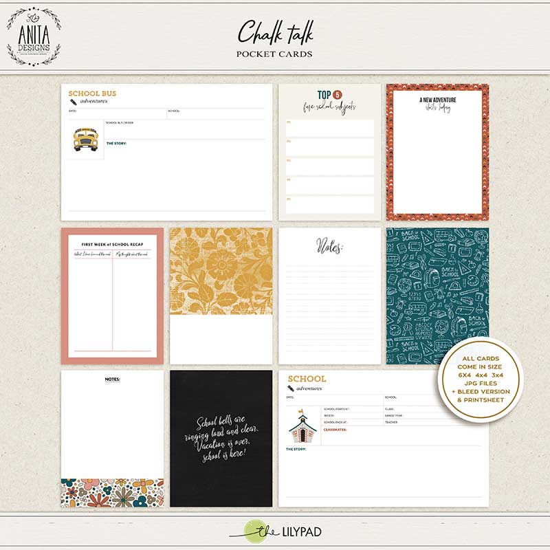 Chalk talk | pocket cards