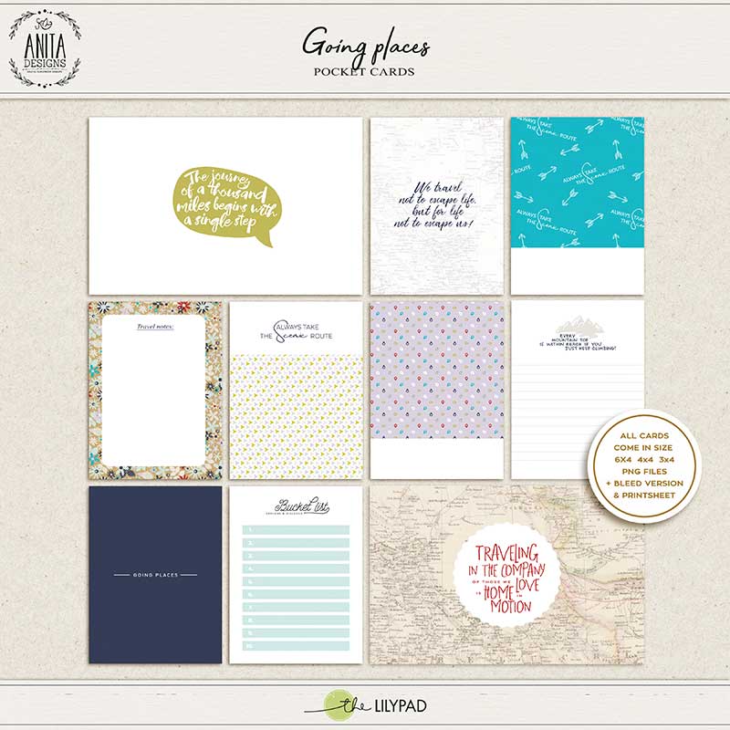 Going places | pocket cards